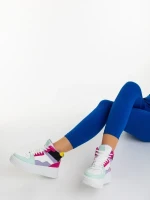 Estella fukszia női sportcipő ökológiai bőrből