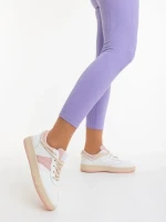 Petty rózsaszin női sportcipő ökológiai bőrből