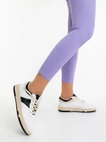 Petty fekete női sportcipő ökológiai bőrből