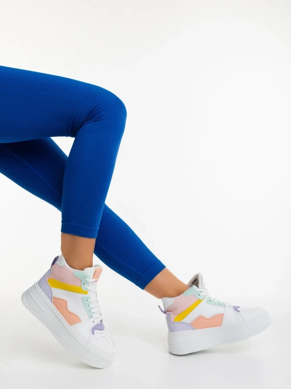 Estella rózsaszin női sportcipő ökológiai bőrből