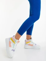 Estella rózsaszin női sportcipő ökológiai bőrből