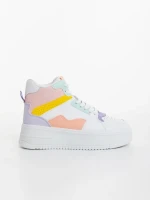 Estella rózsaszin női sportcipő ökológiai bőrből