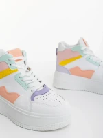 Estella rózsaszin női sportcipő ökológiai bőrből