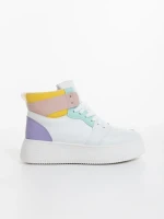 Acilia rózsaszin női sportcipő ökológiai bőrből