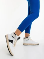 Jocelin fekete női sportcipő ökológiai bőrből