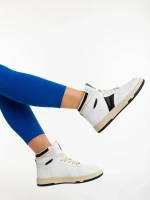 Jocelin fekete női sportcipő ökológiai bőrből