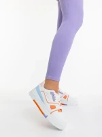 Lowery narancssárga női sportcipő ökológiai bőrből