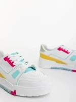 Lowery zöld női sportcipő ökológiai bőrből