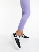 Sabetta fekete női sportcipő ökológiai bőrből