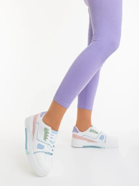 Lowery kék női sportcipő ökológiai bőrből