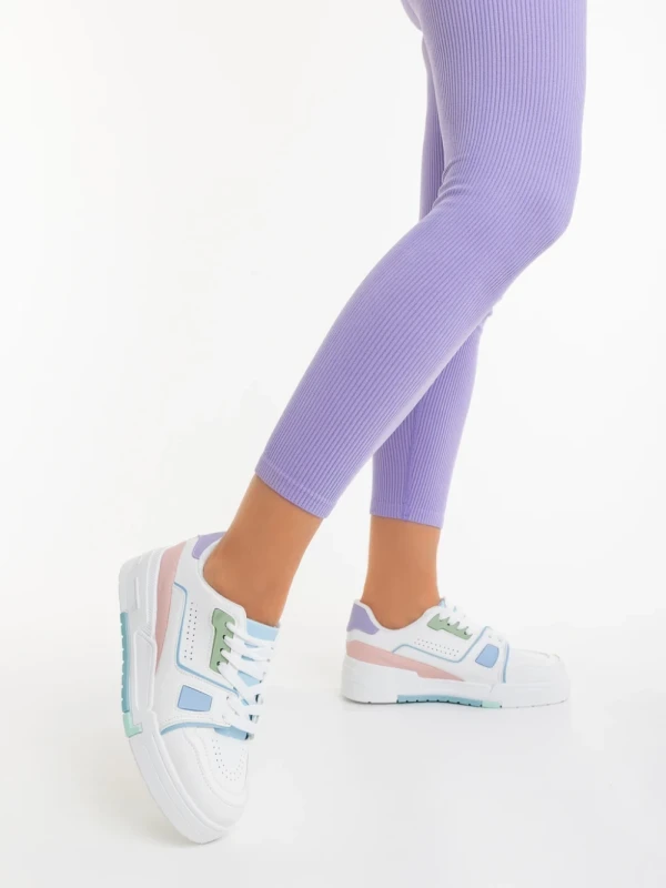 Lowery kék női sportcipő ökológiai bőrből