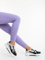 Lowery fekete női sportcipő ökológiai bőrből