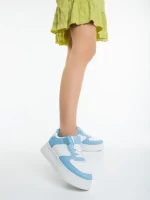 Kosara kék női sportcipő ökológiai bőrből