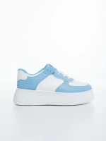 Kosara kék női sportcipő ökológiai bőrből