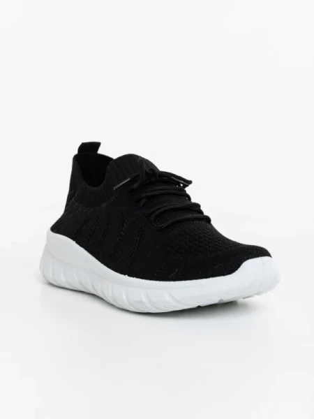 Andreo fekete fehér férfi sportcipő textil anyagból