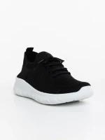 Andreo fekete fehér férfi sportcipő textil anyagból