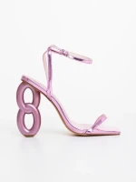 Valeta lila női szandál lakkozott ökológiai bőrből