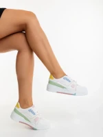 Lowery rózsaszin női sportcipő ökológiai bőrből