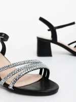 Mayari fekete női szandál ökológiai bőrből