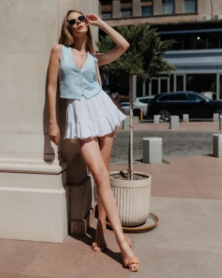 Cerella tevebarna női szandál ökológiai bőrből