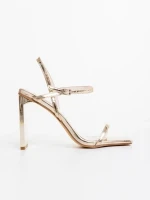 Soleva aranyszinű női szandál ökológiai bőrből