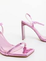 Soleva lila női szandál ökológiai bőrből