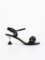 Cerella fekete női szandál ökológiai bőrből