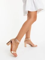 Alaris aranyszinű női szandál ökológiai bőrből