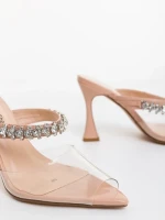 Anubis nude női klumpa lakkozott ökológiai bőrből és szintetikus anyagból