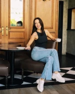 Honami bézs női félcipő lakkozott ökológiai bőrből