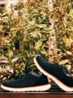 Alexie fekete férfi sportcipő textil anyagból