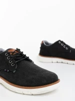 Alexie fekete férfi sportcipő textil anyagból