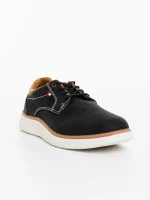 Alonso fekete férfi sportcipő ökológiai bőrből