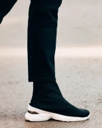 Verlana fekete női sportcipő textil anyagból