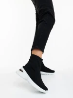 Verlana fekete női sportcipő textil anyagból