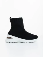 Verlana fekete női sportcipő textil anyagból