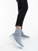Verlana szürke női sportcipő textil anyagból