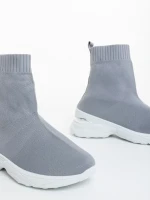 Verlana szürke női sportcipő textil anyagból