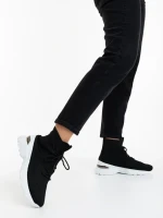 Mariposa fekete női sportcipő textil anyagból