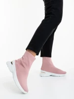 Verlana rózsaszin női sportcipő textil anyagból