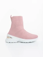 Verlana rózsaszin női sportcipő textil anyagból