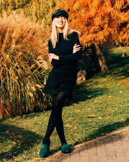 Mirumia zöld női félcipő textil anyagból