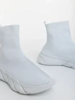 Razara fehér női sportcipő textil anyagból