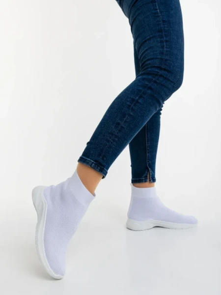 Demaria fehér női sportcipő textil anyagból