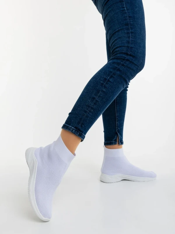 Demaria fehér női sportcipő textil anyagból