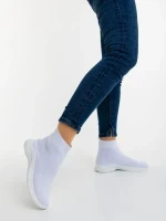 Demaria fehér női sportcipő textil anyagból