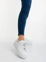 Lorimar ezüstszinű női sportcipő ökológiai bőrből