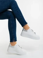 Lorimar ezüstszinű női sportcipő ökológiai bőrből