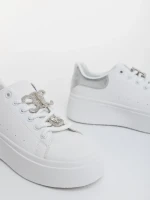 Lorimar ezüstszinű női sportcipő ökológiai bőrből