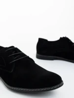 Wolter fekete férfi cipő fórditott ökológiai bőrből